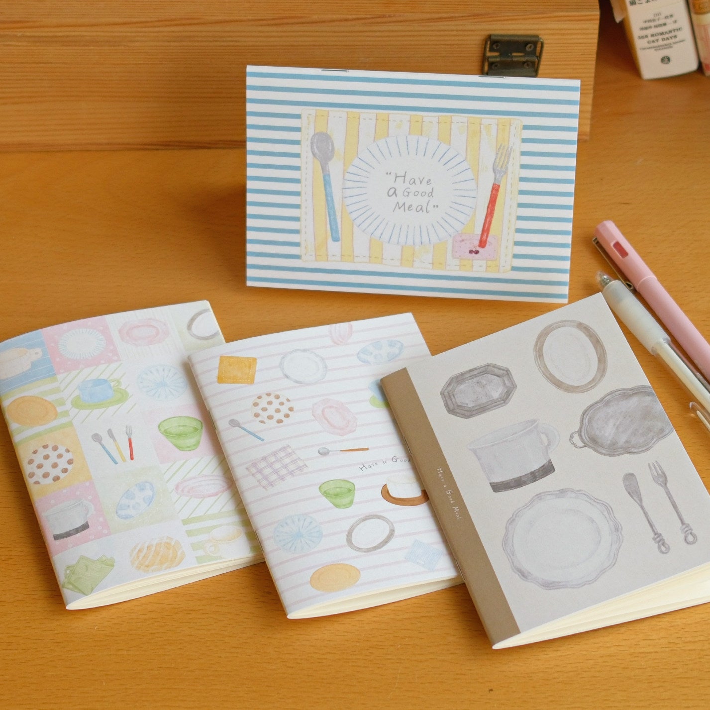 Original "Have A Good Meal" A6 Blank Journal