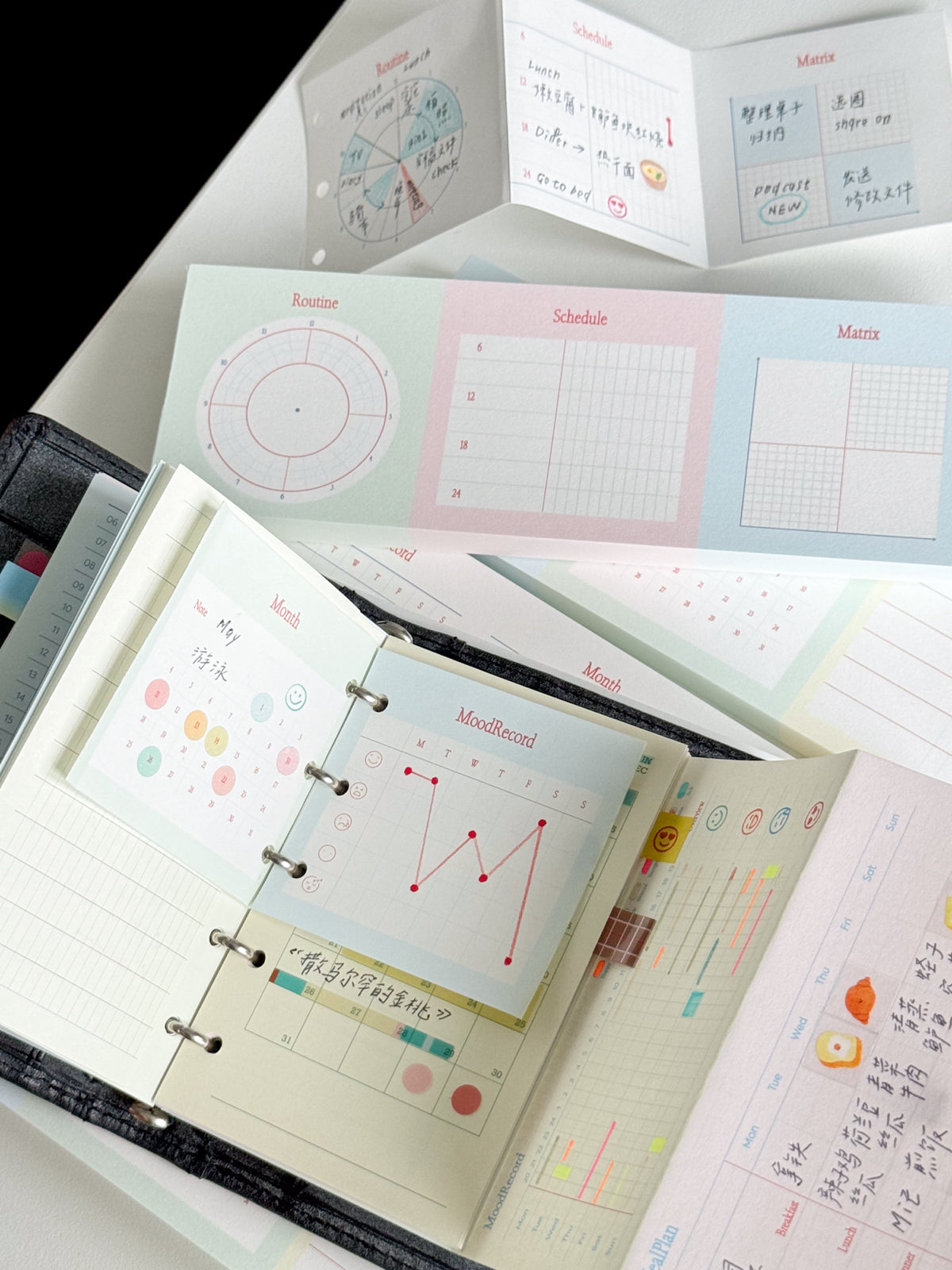 Original 3-in-1 Time Management, Functional Notepads, Journal Material