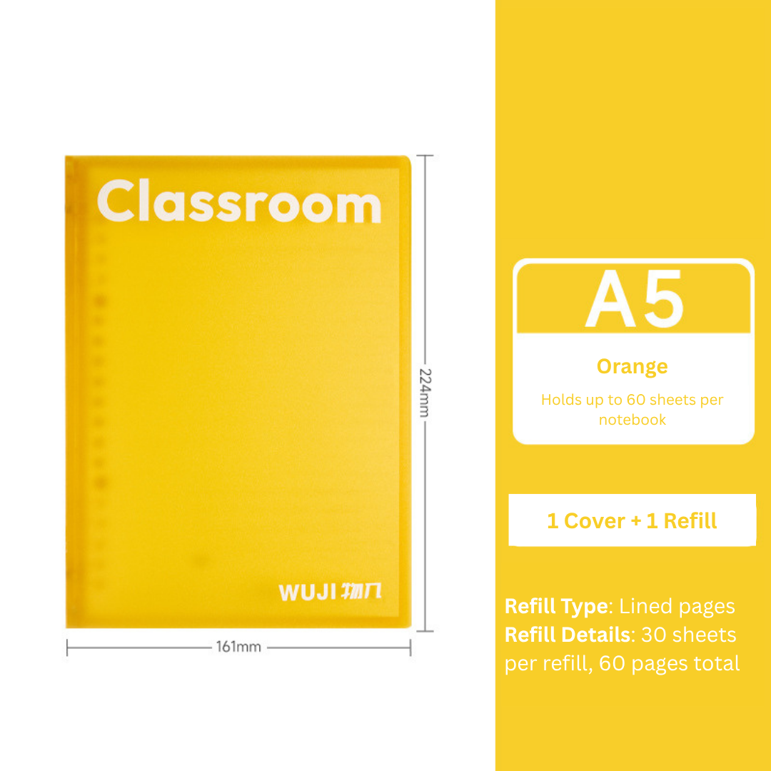School Series B5/A5 Loose-Leaf Notebook