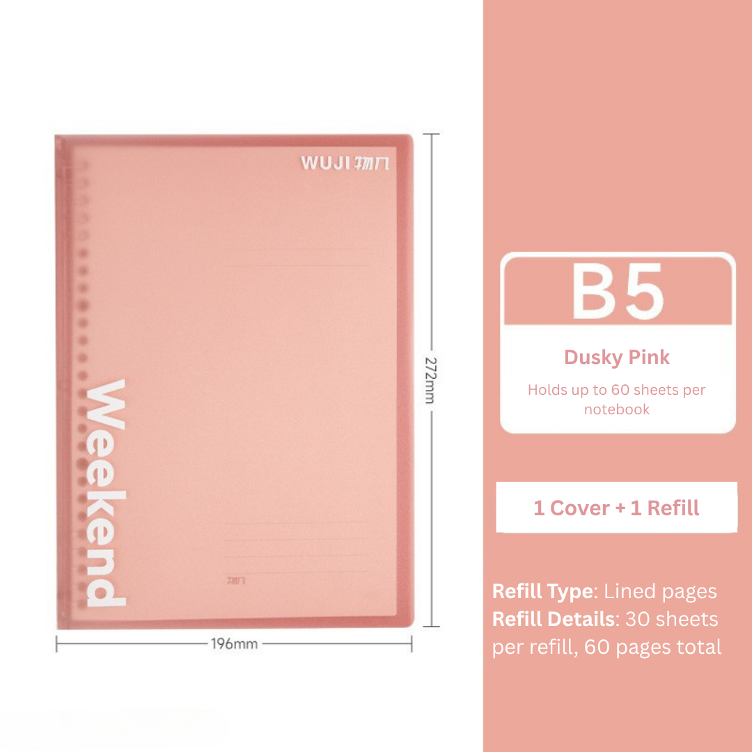 School Series B5/A5 Loose-Leaf Notebook