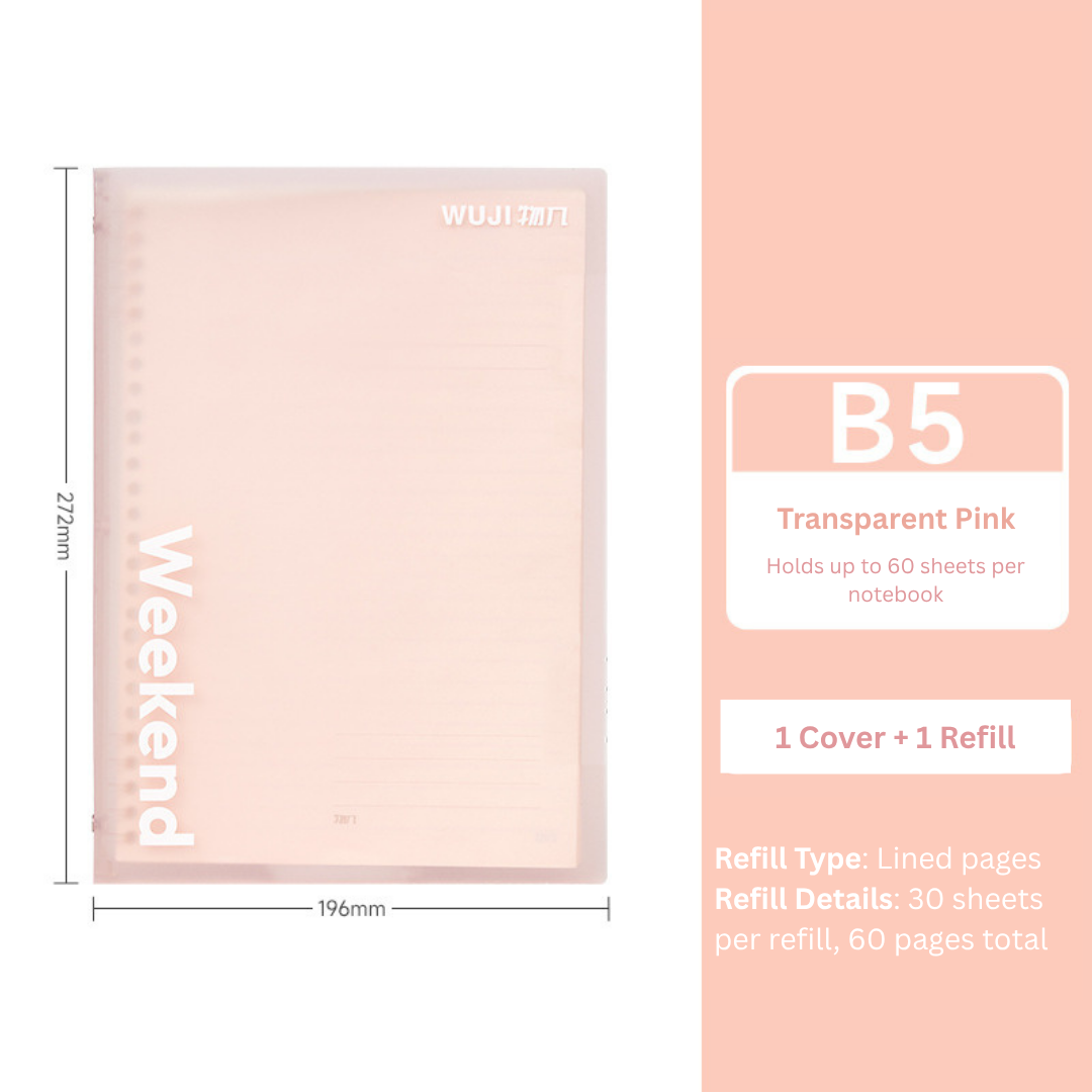 School Series B5/A5 Loose-Leaf Notebook