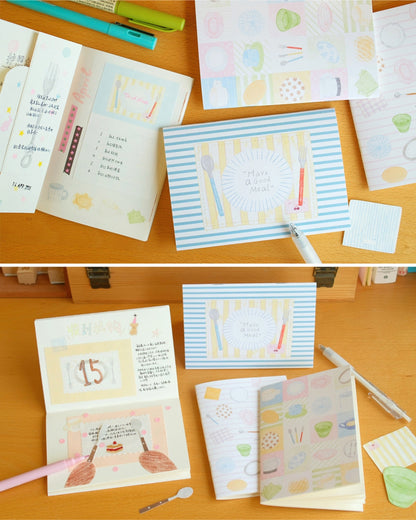 Original "Have A Good Meal" A6 Blank Journal