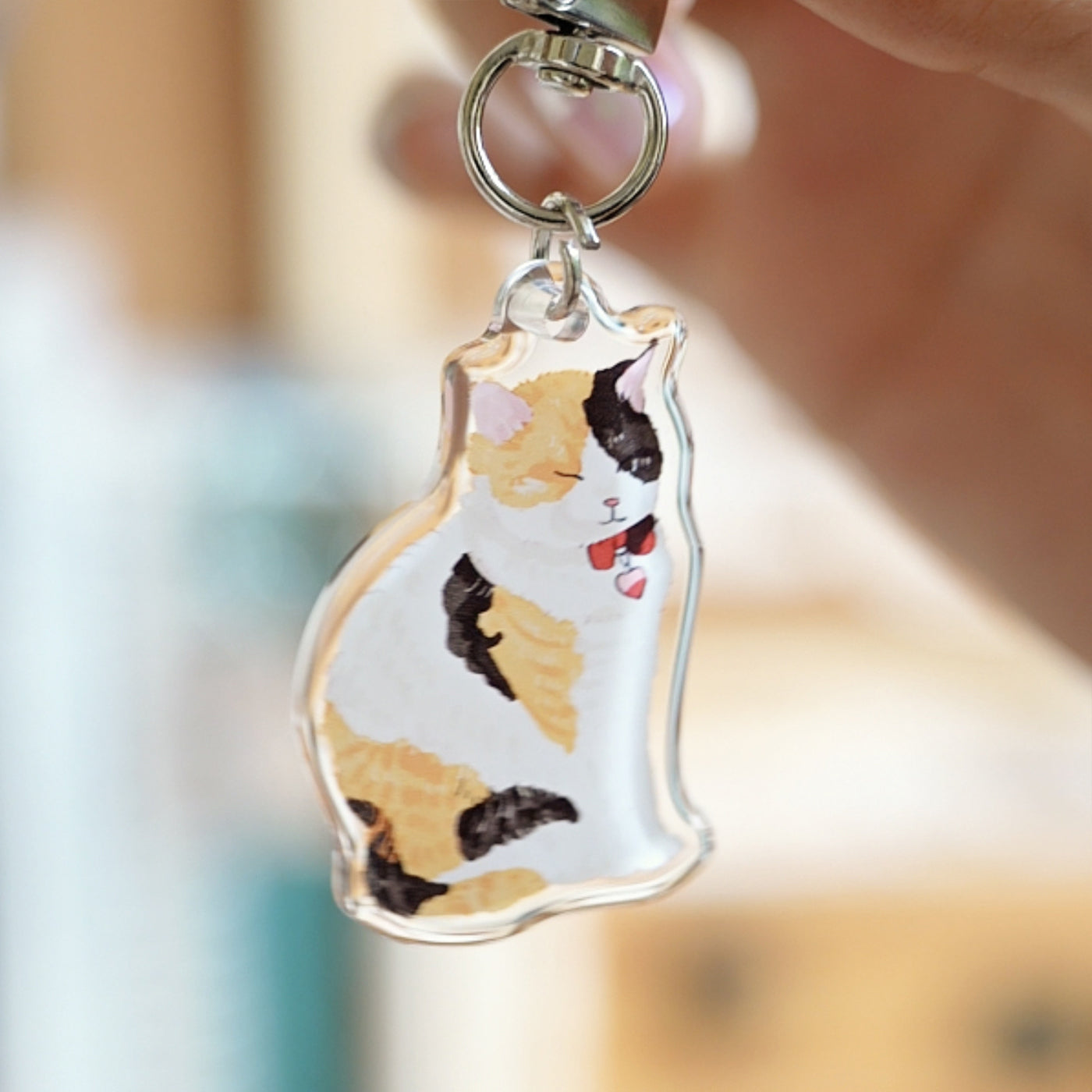 Purrfect Cat Keychains – Original Acrylic Charms