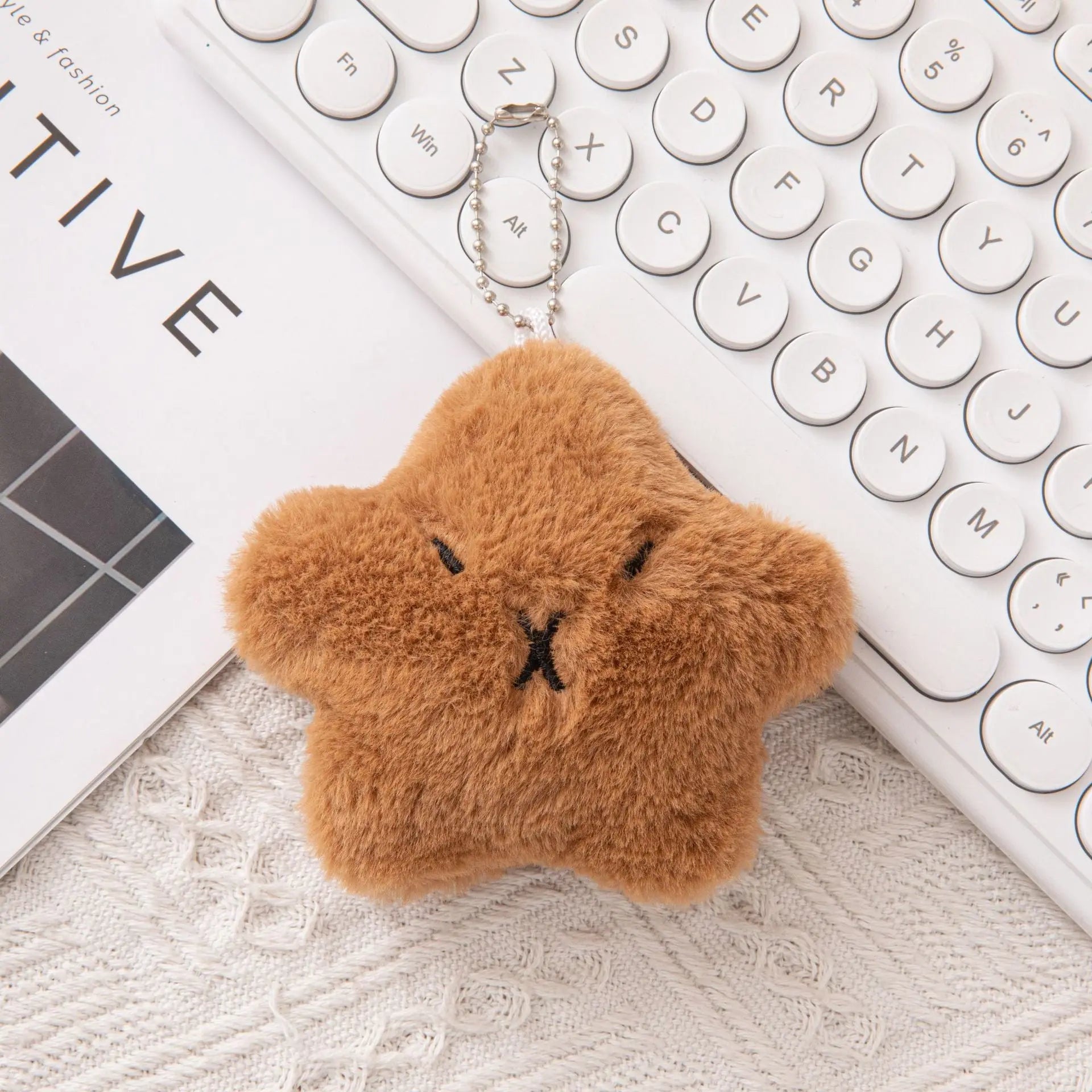 The "Squeaky Joy" Fluffy Bag Charms ChicChoi