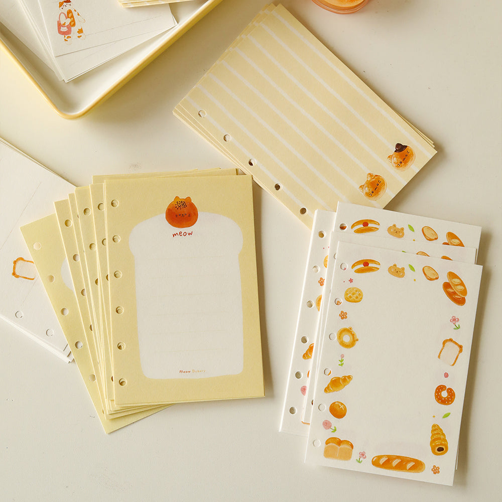 Cat Bread M5/A7/A6 Notebook Refill Pages