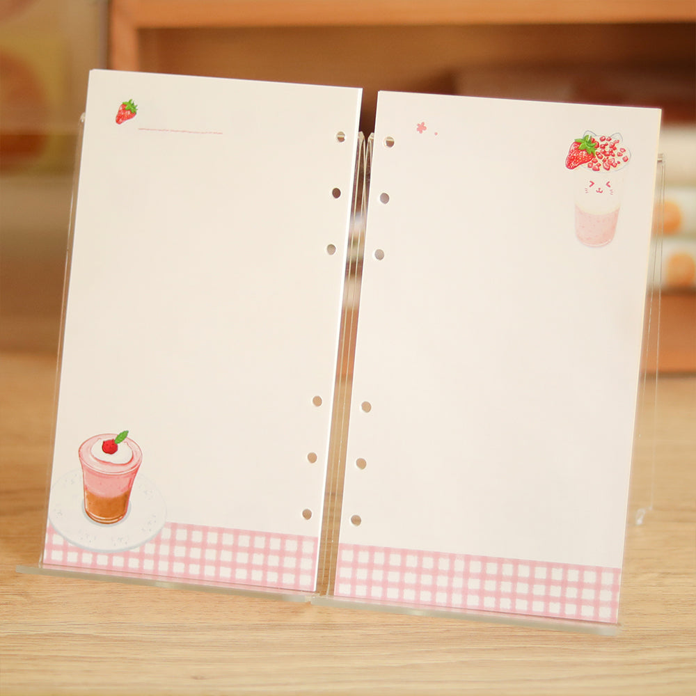 Cat Café M5/A7/A6 Notebook Refill Pages