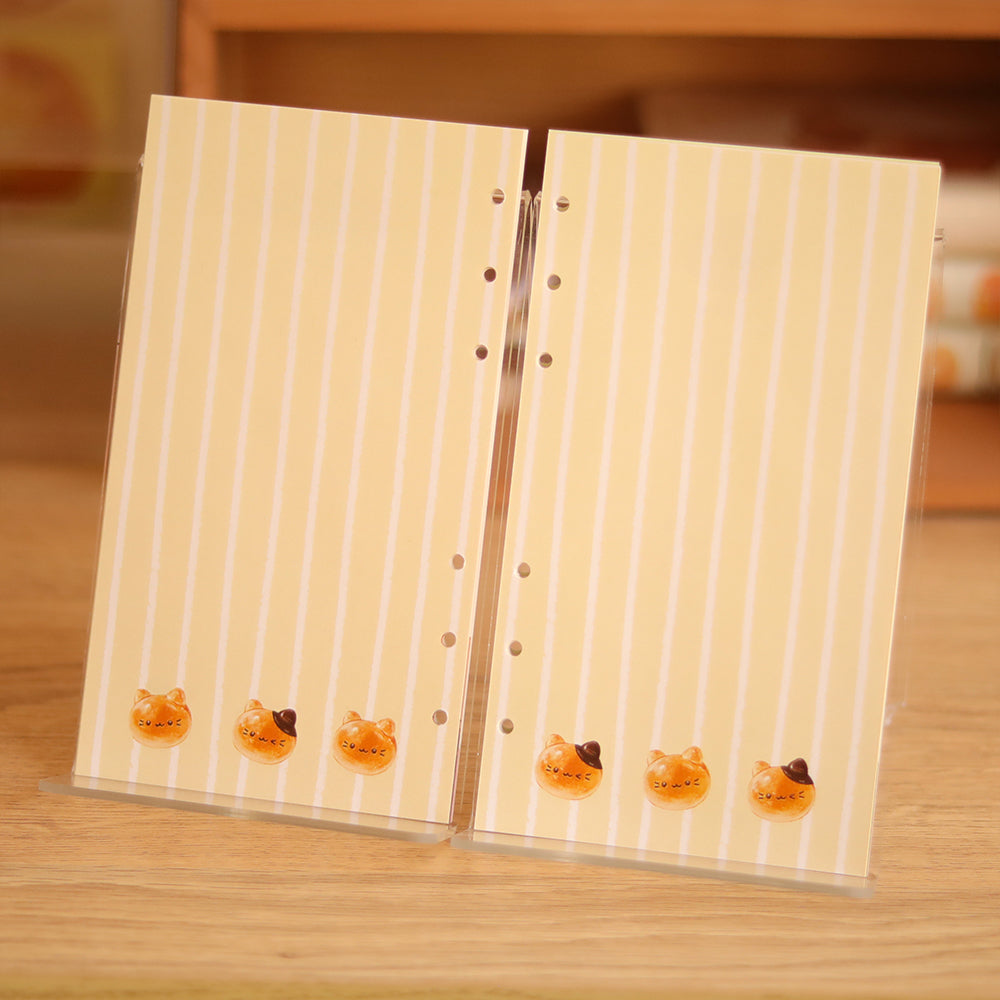 Cat Bread M5/A7/A6 Notebook Refill Pages