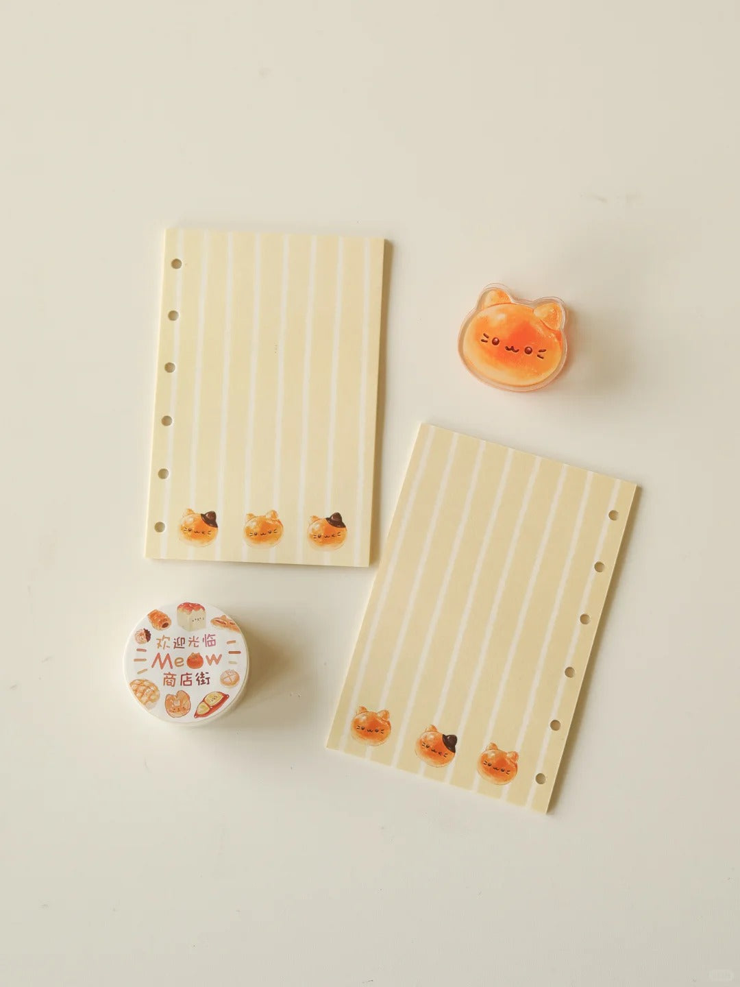 Cat Bread M5/A7/A6 Notebook Refill Pages