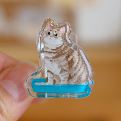 Kitty Pocket Clips – Acrylic Memo & Planner Clips