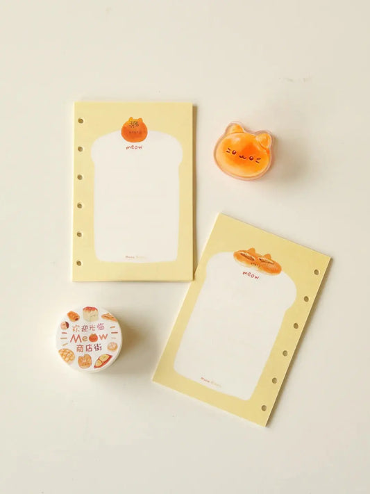 Cat Bread M5/A7/A6 Notebook Refill Pages ChicChoi