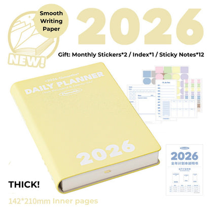 2026 Plan Smarter Daily Planner (Thick & Thin Edition)