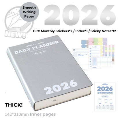 2026 Plan Smarter Daily Planner (Thick & Thin Edition)