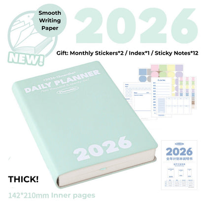 2026 Plan Smarter Daily Planner (Thick & Thin Edition)