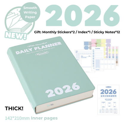 2026 Plan Smarter Daily Planner (Thick & Thin Edition)
