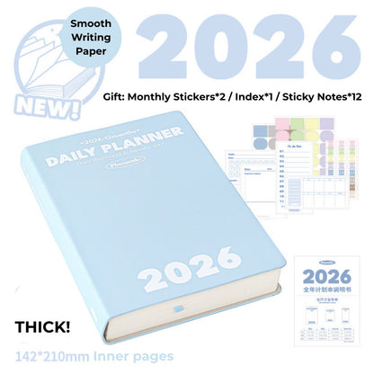 2026 Plan Smarter Daily Planner (Thick & Thin Edition)