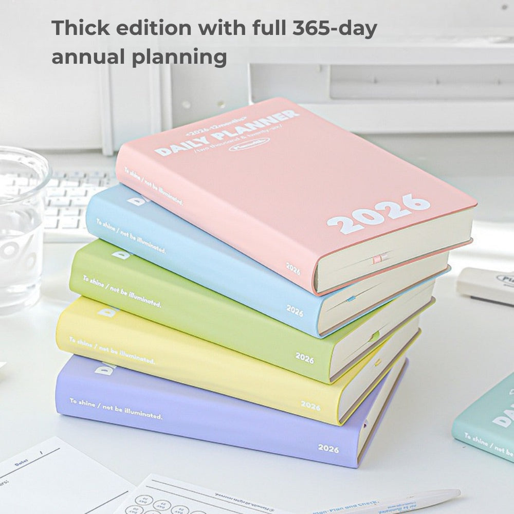2026 Plan Smarter Daily Planner (Thick & Thin Edition)