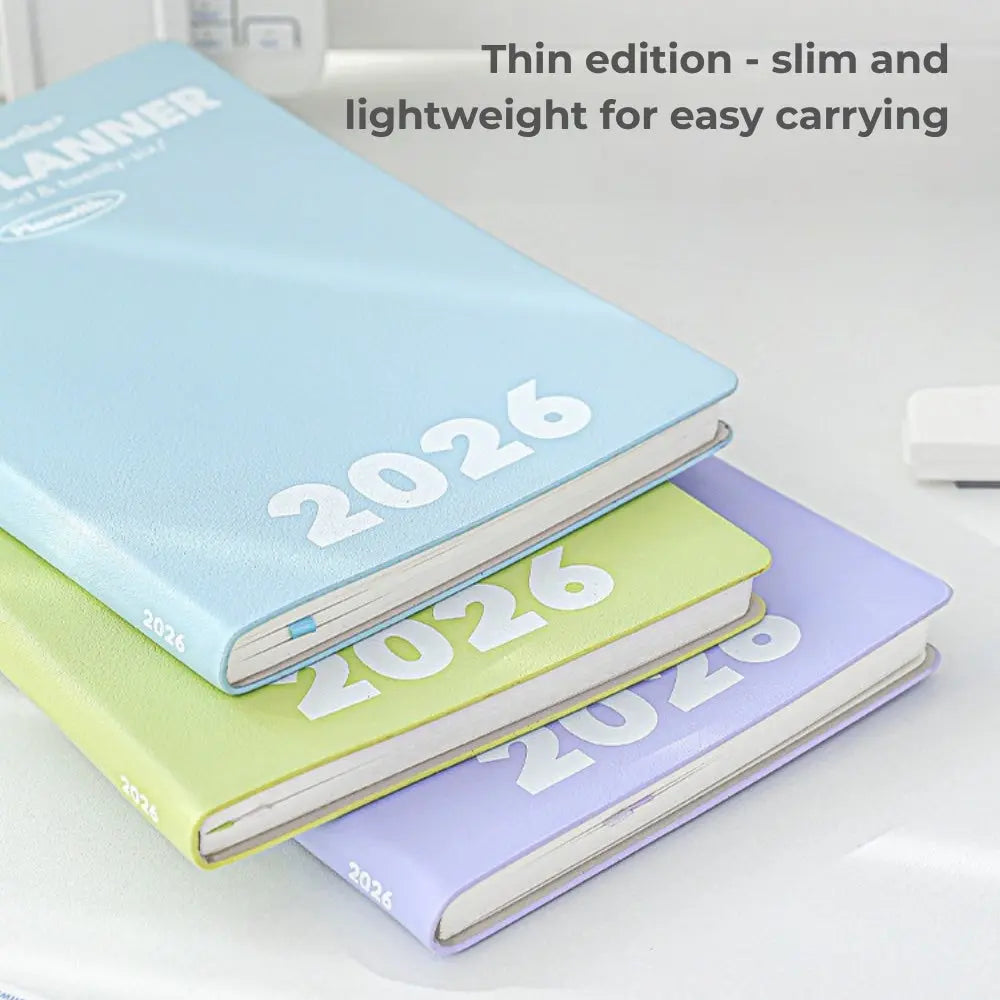 2026 Plan Smarter Daily Planner (Thick & Thin Edition) ChicChoi