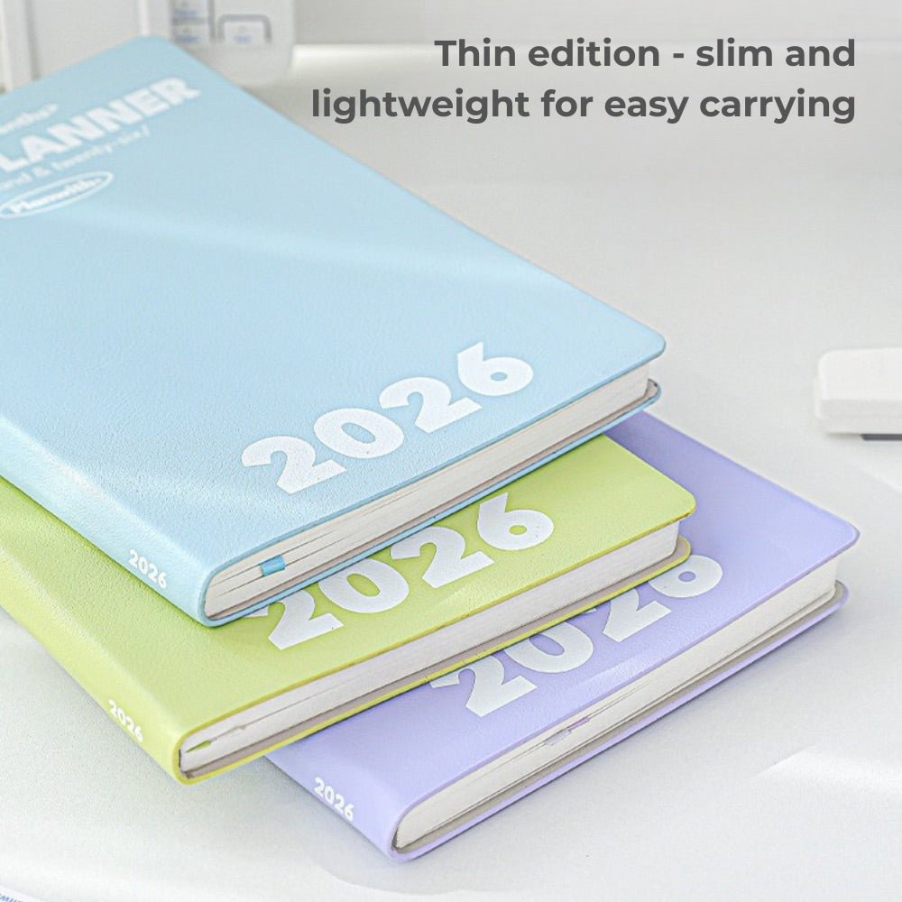 2026 Plan Smarter Daily Planner (Thick & Thin Edition)