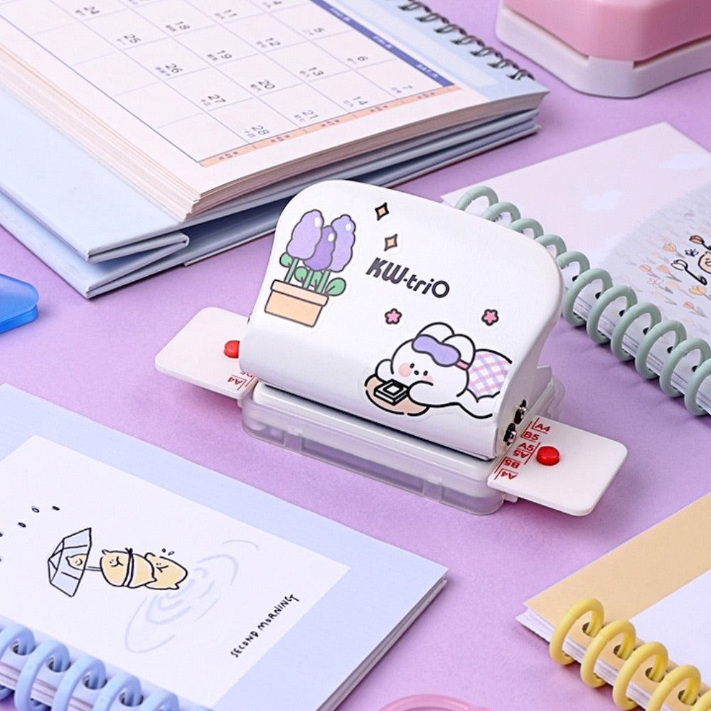 6-Hole Punch – Adjustable Paper Puncher for A4/B5/A5 Loose-Leaf Refills