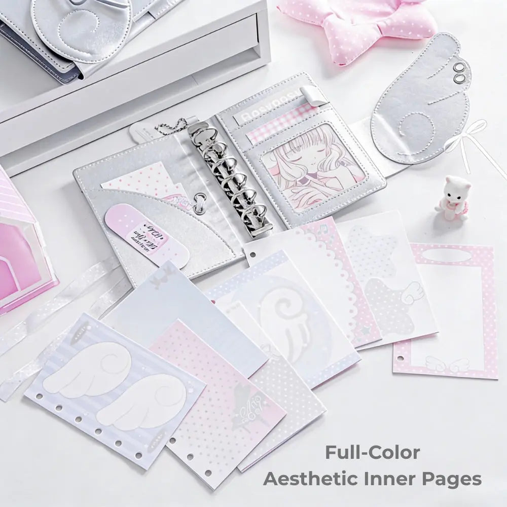 A7 PU Leather Wing Binder ChicChoi