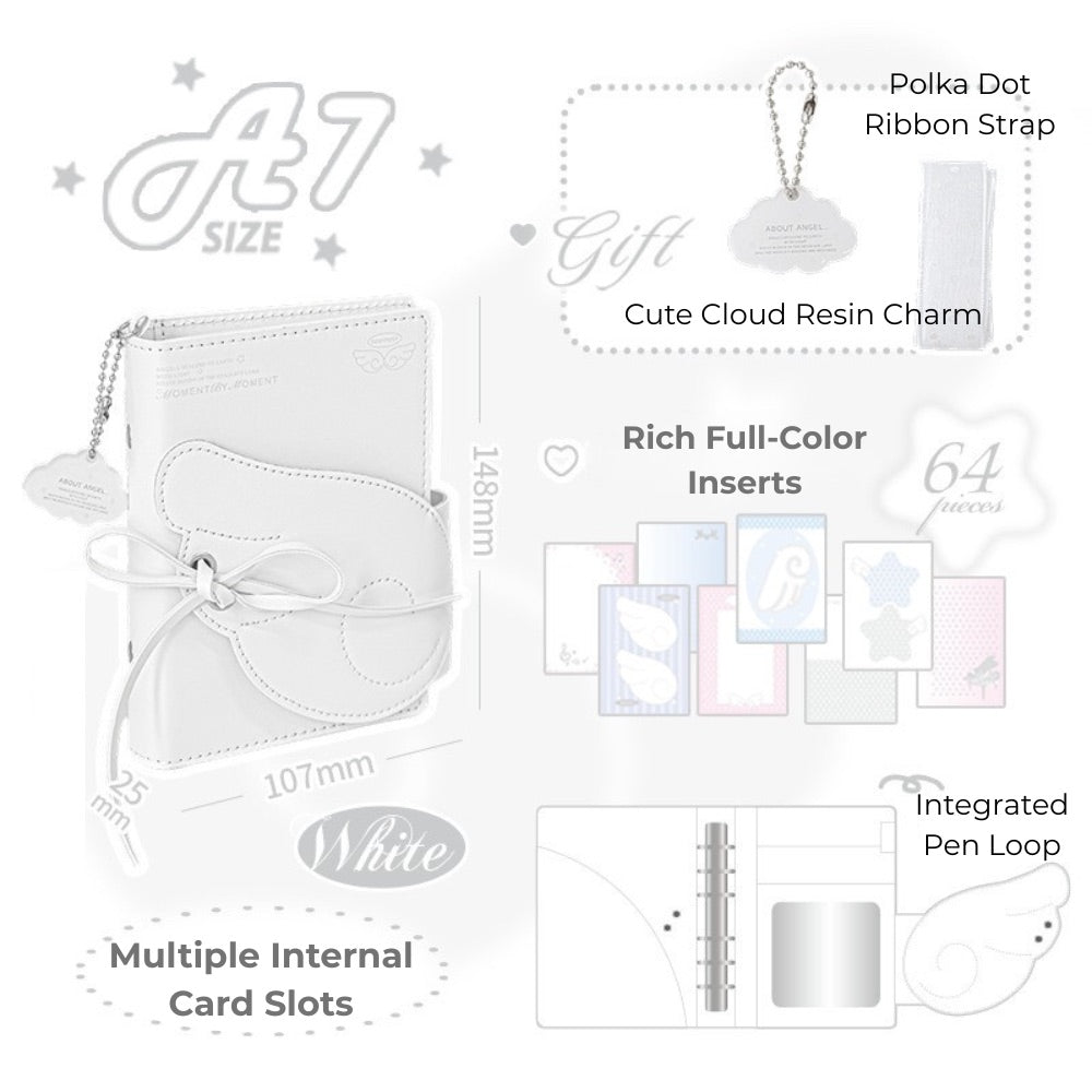 A7 PU Leather Wing Binder