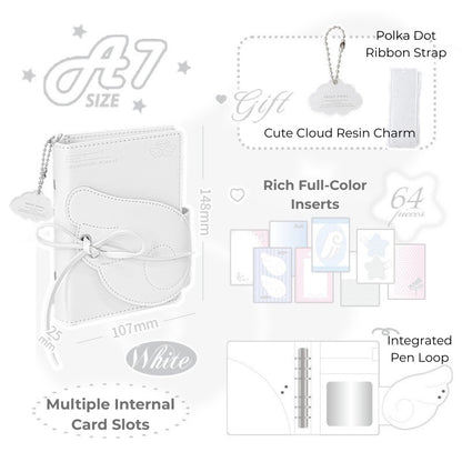 A7 PU Leather Wing Binder