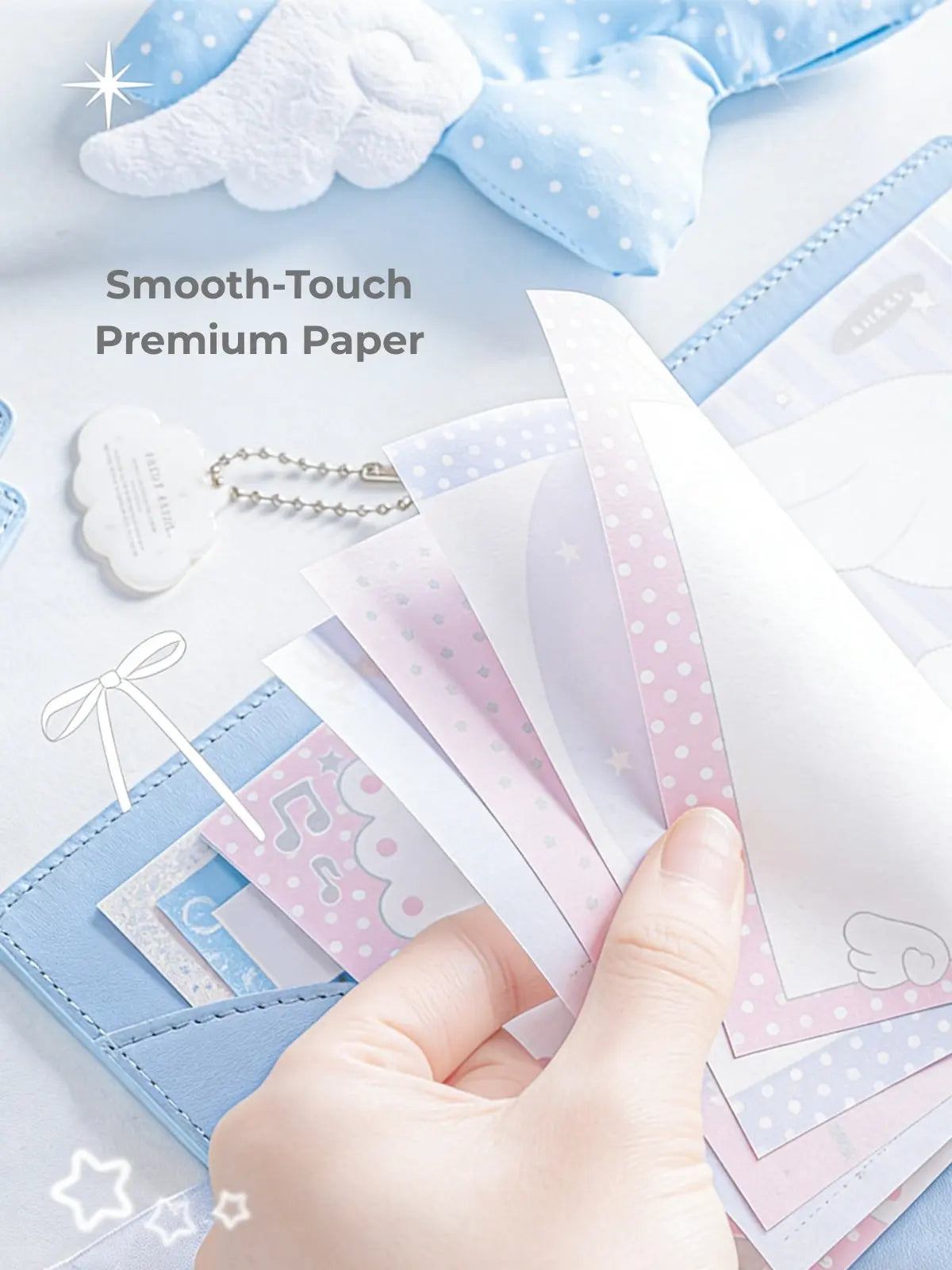 A7 PU Leather Wing Binder ChicChoi