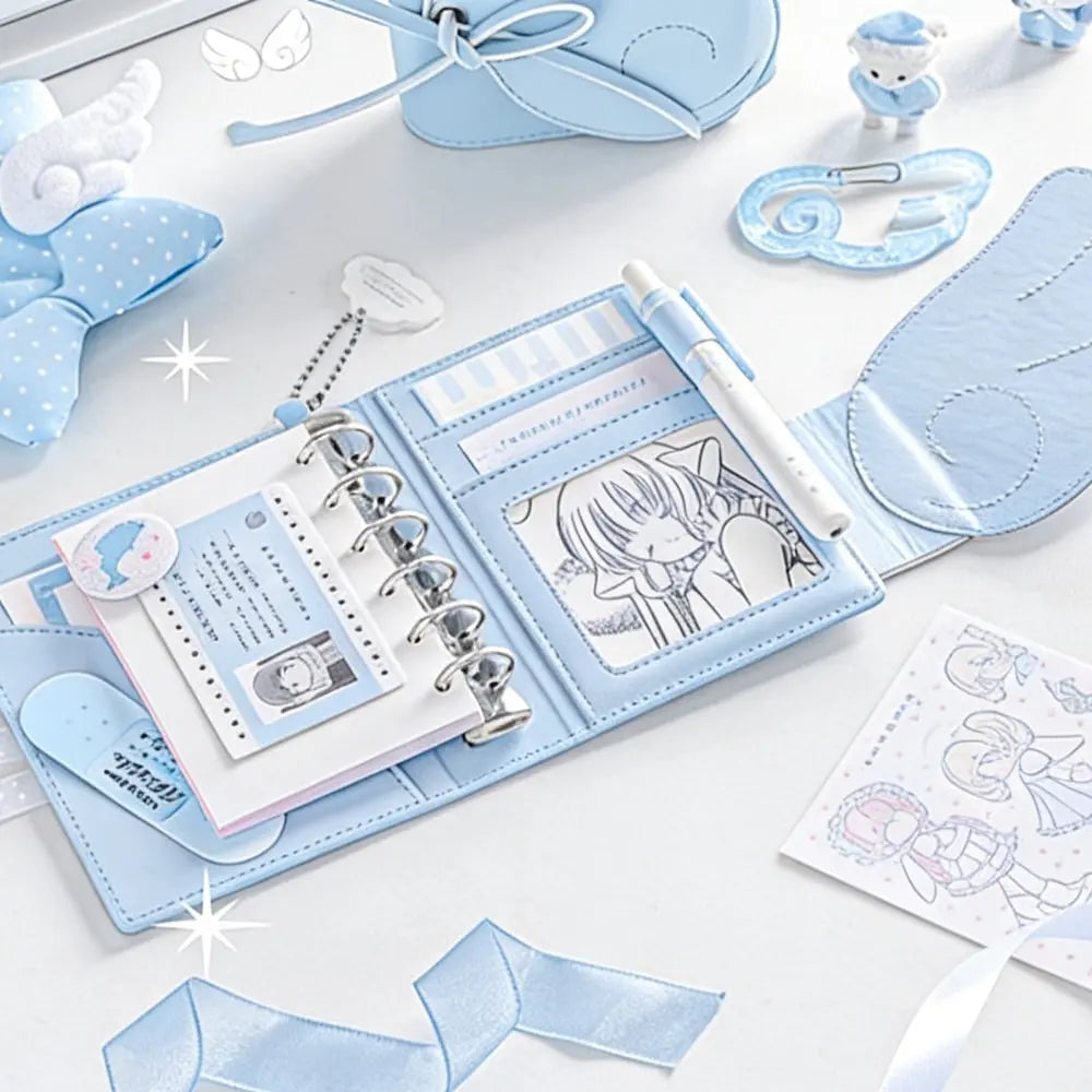 A7 PU Leather Wing Binder ChicChoi