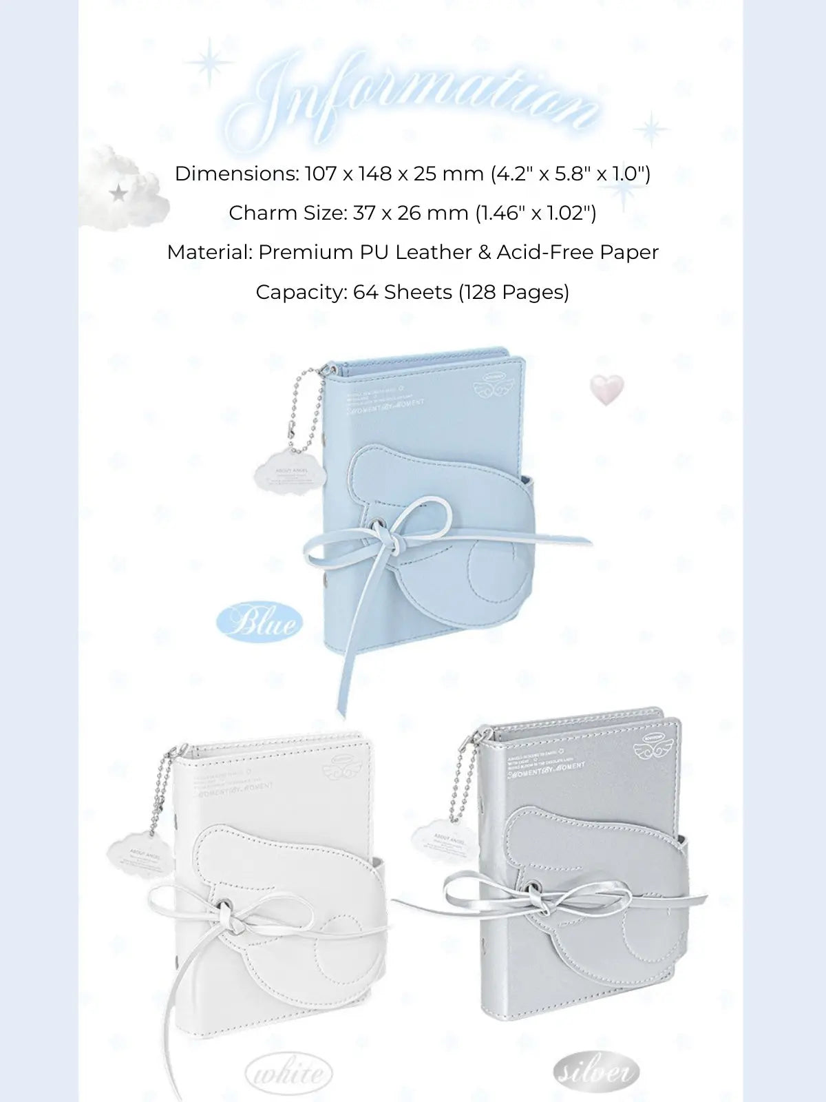A7 PU Leather Wing Binder ChicChoi