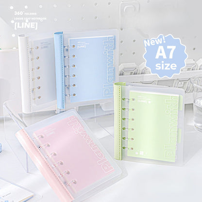 A7 Flexible Lay-Flat Refillable Binder