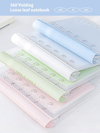 A7 Flexible Lay-Flat Refillable Binder