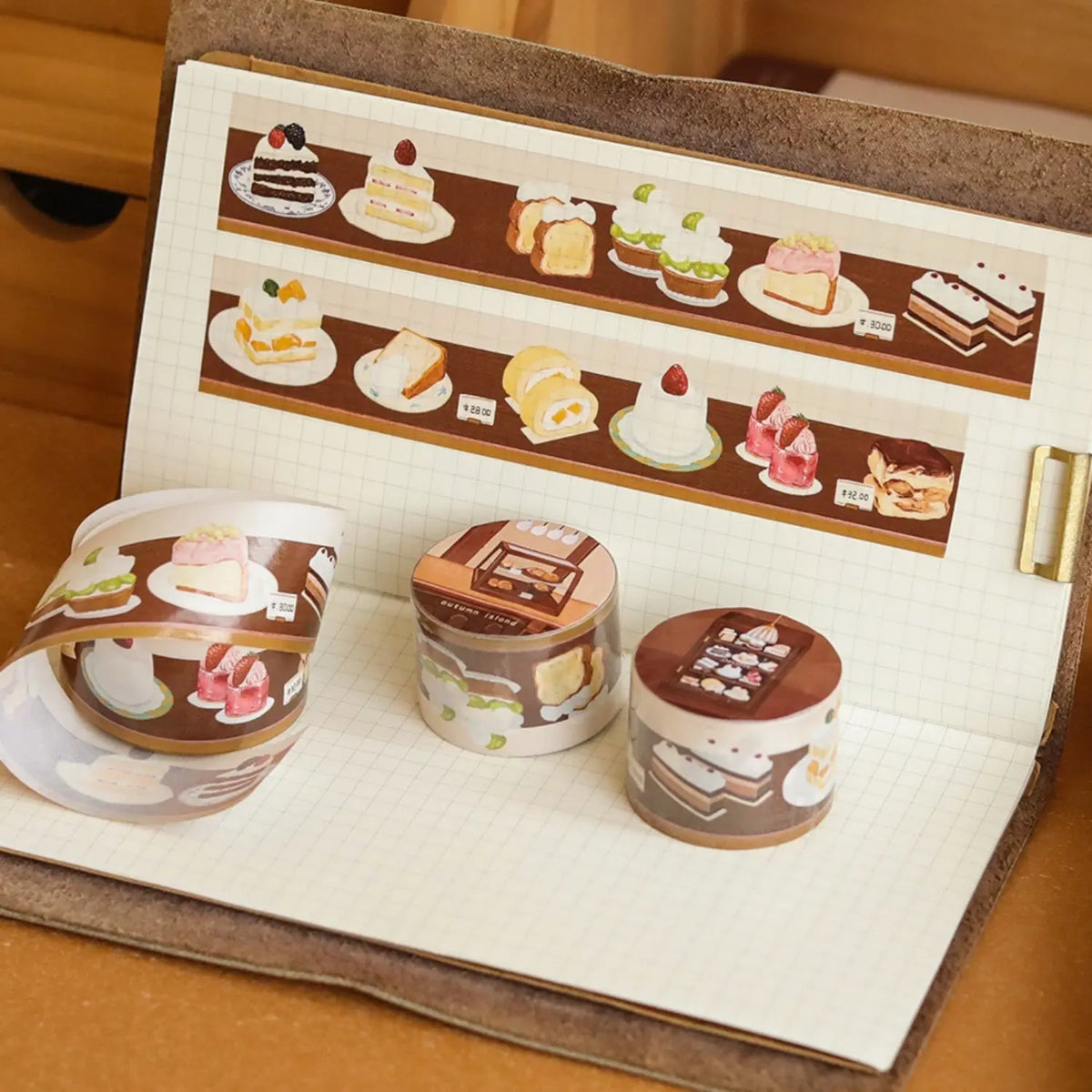 Cabinet Desserts Original Illustration Washi Tape