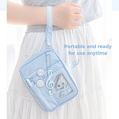 Accordion Multi-Pocket Organizer Pouch – Cute Journal & Stationery Case