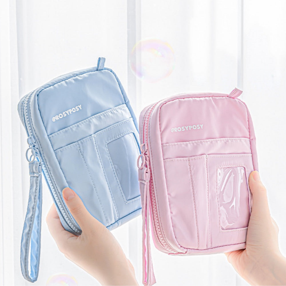 Accordion Multi-Pocket Organizer Pouch – Cute Journal & Stationery Case