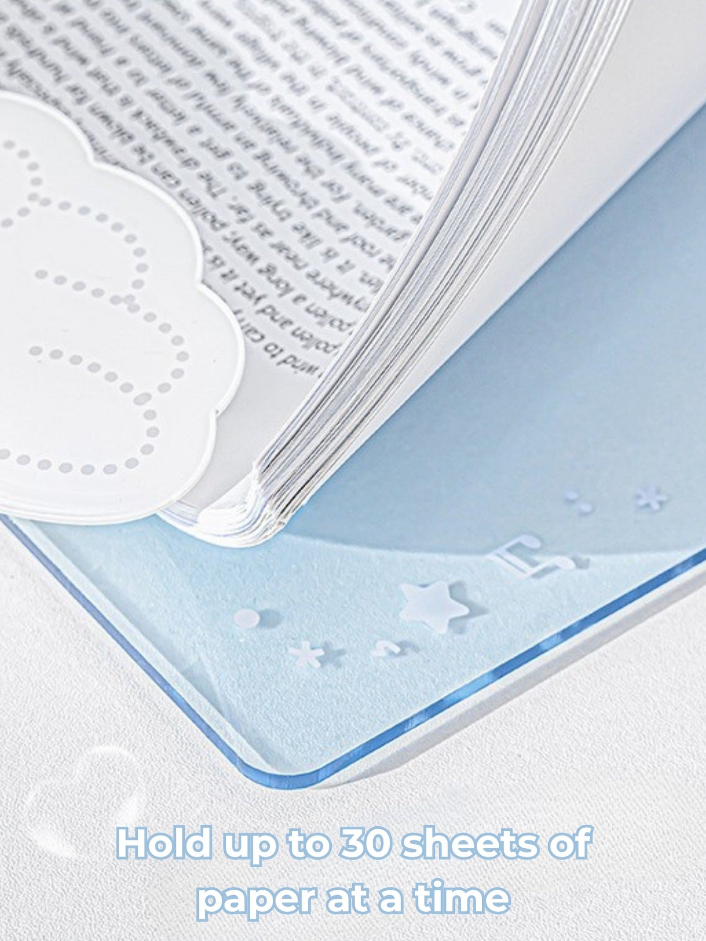 Angel Wings Transparent Acrylic Clipboard in A4 & A7