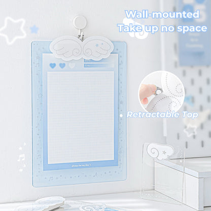 Angel Wings Transparent Acrylic Clipboard in A4 & A7