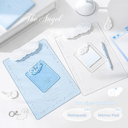 Angel Wings Transparent Acrylic Clipboard in A4 & A7