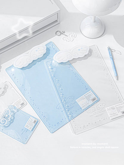 Angel Wings Transparent Acrylic Clipboard in A4 & A7