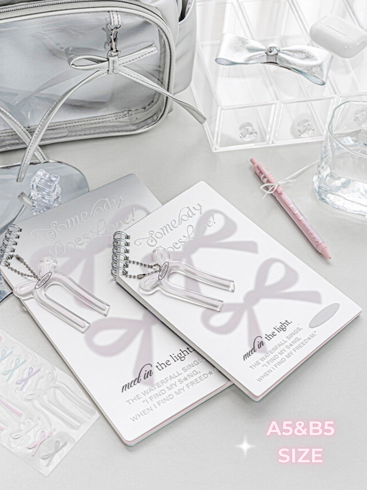 A5/B5 Ballet Core Cornered Notepads 50 pcs