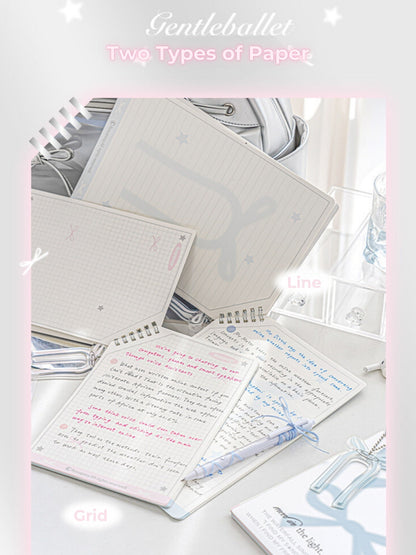 A5/B5 Ballet Core Cornered Notepads 50 pcs