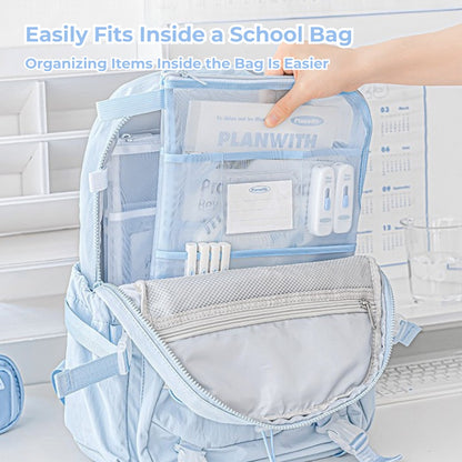 Classify A4 Mesh Multi-Compartment File Bag