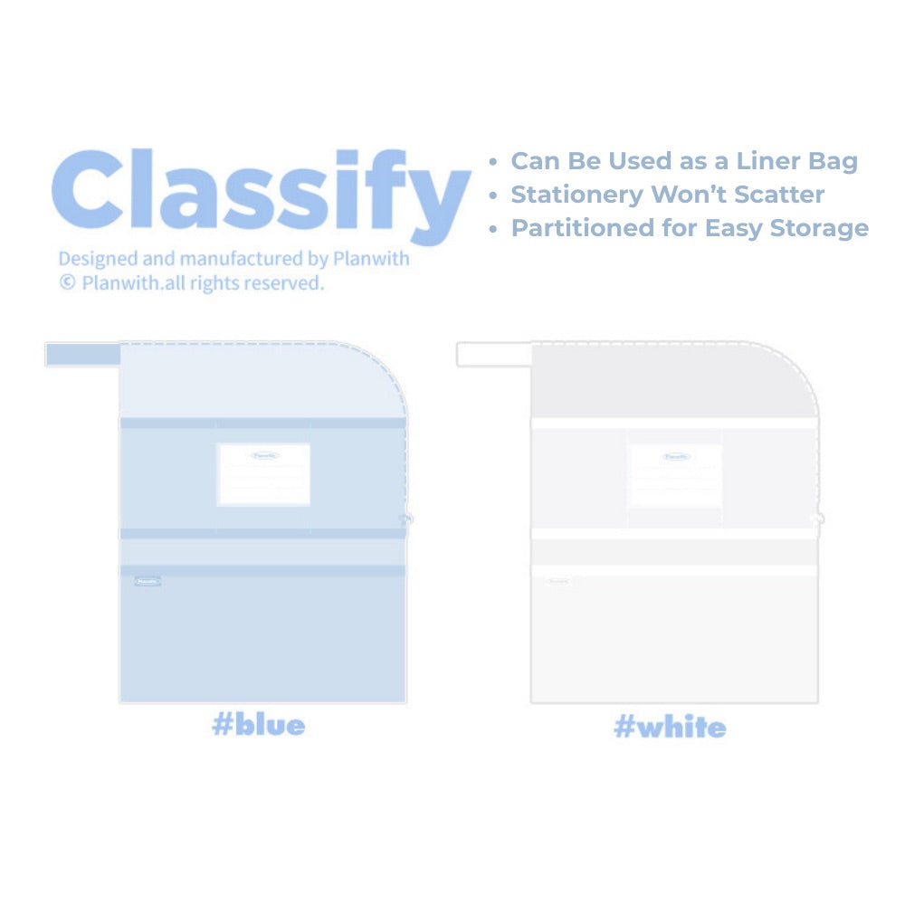 Classify A4 Mesh Multi-Compartment File Bag
