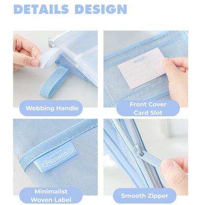 Classify A4 Mesh Multi-Compartment File Bag