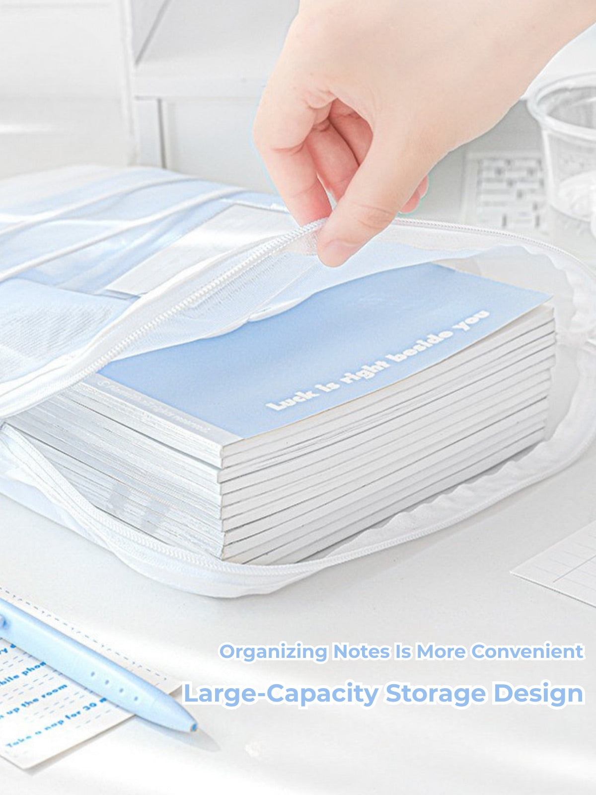 Classify A4 Mesh Multi-Compartment File Bag