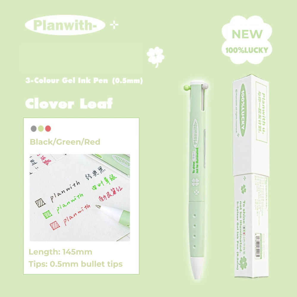 Clover Series Triangular 3 Gel Pen