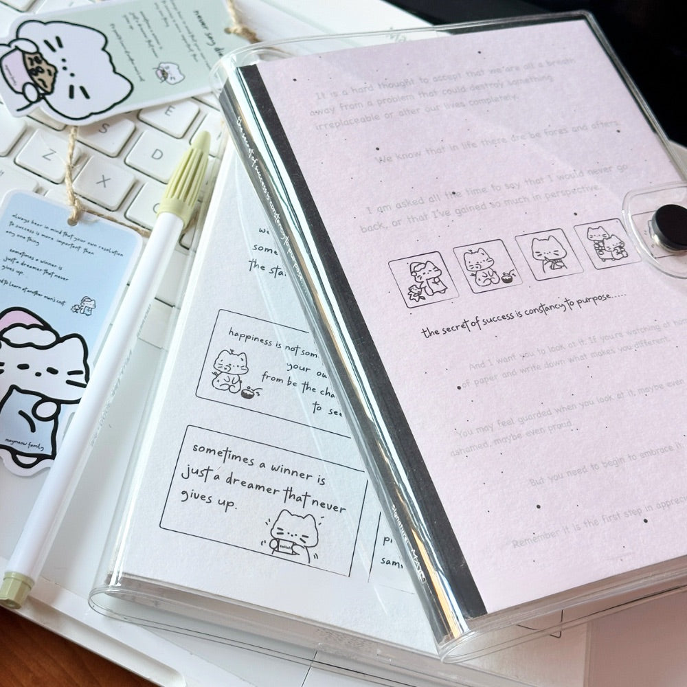 2025 Comic Cat B6 Bullet Journal Planner