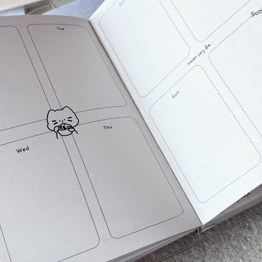 2025 Comic Cat B6 Bullet Journal Planner