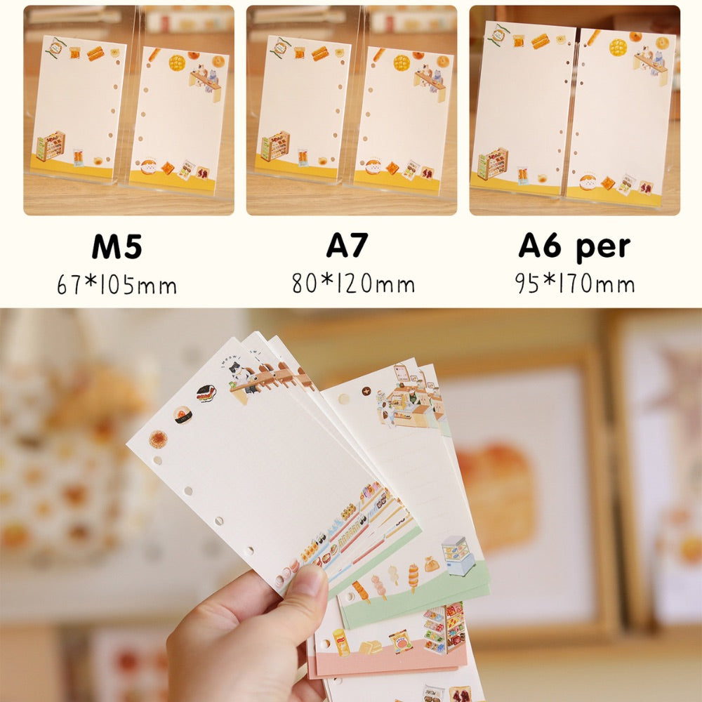 Convenience Store M5/A7/A6 Notebook Refill Pages