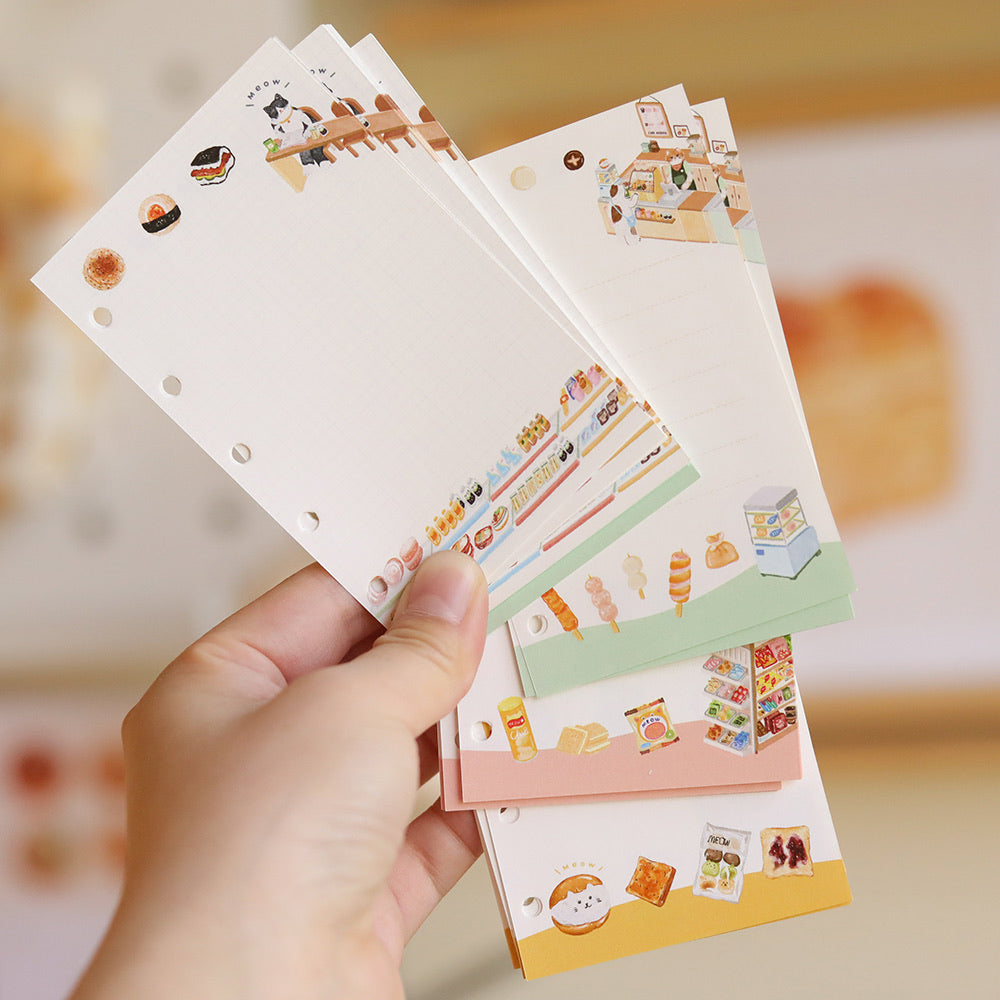 Convenience Store M5/A7/A6 Notebook Refill Pages