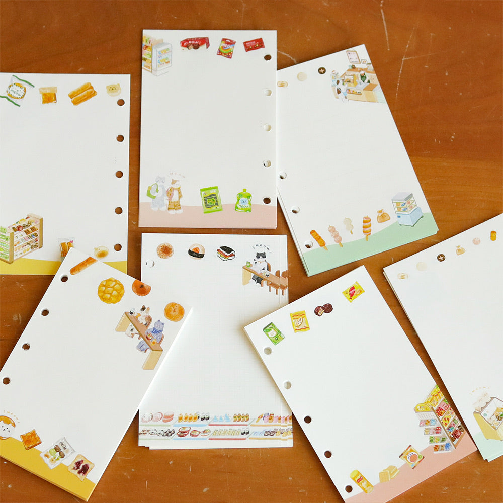 Convenience Store M5/A7/A6 Notebook Refill Pages